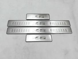 Automobilio stiliaus aksesuarams Mg Zs Durų slenksčio nerūdijančio plieno apsauginė apdaila Automobilio apsauginė plokštelė nuo subraižymų Lipdukas 2017 2017 sidabras