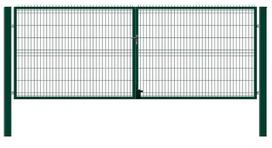 Vartai su dviem stulpais 1530x3000 mm (Ral6005)