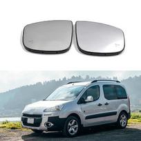 08-20 Peugeot Partner Tepee Šildomas aklosios zonos veidrodžio stiklas Right Side Heated 08-12