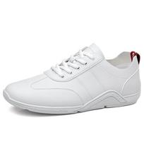 Fashion Non-Slip Mens Casual Shoes Lightweight Tenis Masculino New Casual Leather Male Sneakers Sport Skateboard Shoes Sports Footwear 38 balta