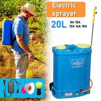 20L Išmanus ličio baterijos elektrinis purkštuvas Žemės ūkio pesticidų Aukšto slėgio įkrovimo dozatorius Sodo įranga Mėlynas 12V 8A
