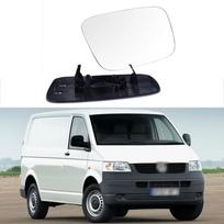 Šildomas galinio vaizdo veidrodžio stiklas 2003-2009 m. VW Transporter T5 Heated Left Side
