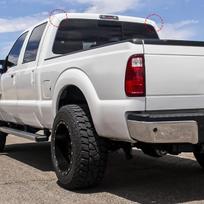 White Roof Side Molding Reinforced LH+RH For Ford F250 F350 Super Duty 1999-2007