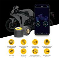 TPMS Padangų slėgio stebėjimo sistema motociklams su „Bluetooth“, 2 išoriniai jutikliai