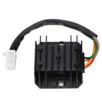 150-250CC Keturračiams, Motoroleriams 4 Laidai 4 Kaiščiai 12V Universalus Motociklo Įtampos Stabilizatorius Srovės Lygintuvas Įtampos Reguliatorius juoda
