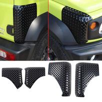 2018+ Suzuki Jimny sparnų kampų apsaugos: 4 vnt. Išorės apdailos ir apsaugos dangtelis juoda