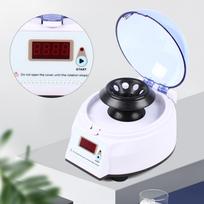 Stalinis skaitmeninis mažo greičio mini centrifugas, 4000 aps./min. Eksperimentinė mokymo įranga su apsaugos nuo perkrovos funkcija laboratorijai 110V&US Plug balta