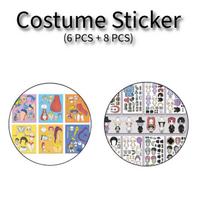 K-POP Demonas Medžiotojai Nuotraukų Kortelės, Lipdukai (7 Parinktys) #Sticker 6Pcs+8Pcs