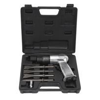 Air Hammer Kit Heavy Duty Pneumatic Chisel Drill Tool Power Hammer for Car Repair Brake Pad Rust Removal 150mm Short 150 short barrel