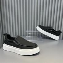 Madingi vasaros nauji vyriški ledo slip-on laisvalaikio batai mokasinai itin lengvi kvėpuojantys vyriški drobės batai madingi žemi sportbačiai avalynė Hombre 39 juoda