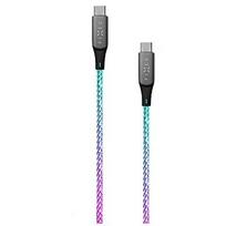 Sony FIXED Glowing Charging Cable USB-C/USB-C 1,2m, PD support, 60W, rainbow FIXDLED-CC-RA