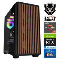 INTOP AQUA Ryzen 5 7600X 64GB DDR5 1TB M.2 NVME SSD RTX 5050 8GB WIN11