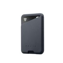 Mujjo Leather MagSafe Wallet - Basalt
