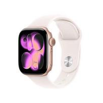APPLE Apple Watch Series 11 GPS + Cellular 42mm Rose Gold Aluminium Case with Light Blush Sport Band - S/M
