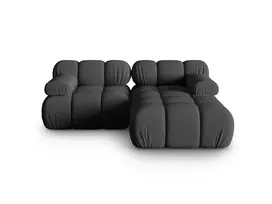 Modulinė kampinė sofa - dešinė, Bellis, 3 sėdimos vietos, 188x155x70, espreso spalvos