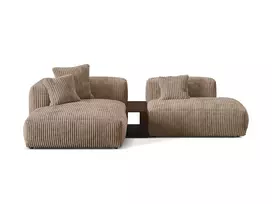 Modulinė kampinė sofa - kairė, Martina, 2 sėdimos vietos, 285x176x75, Acorn