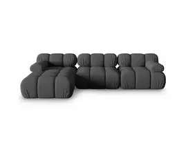 Modulinė kampinė sofa - kairė, Bellis, 4 sėdimos vietos, 282x155x70, espreso spalvos