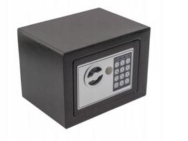 Seifas su elektronine spyna, juodas 23 x 17 x 17