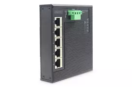 DIGITUS Switch Ind. 5-Port  Gigabit Flat    Unmanaged schwar