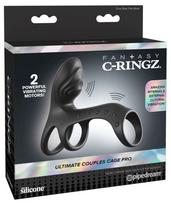 Fantasy C-Ringz fcr Couples Cage Pro Black Penio mova, antgalis