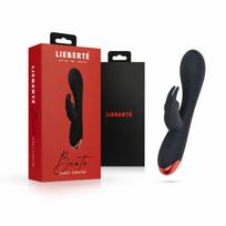Lieberte Lieberte Beate Dual Action Silicone Intimate Device, Pink, USB Rechargeable