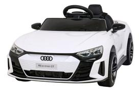 Vienvietis vaikiškas elektromobilis Audi RS E-Tron GT, baltas