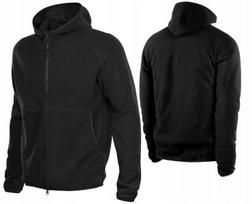 Vyriškas megztinis su gobtuvu M-Tac Lite Microfleece Hoodie, Juoda