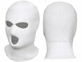 Balaclava su šaliku, Mil-Tec, Balta