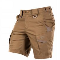 Trumpi vyriški šortai M-Tac Aggressor Short Karinės kelnės Rip-Stop YKK Teflon, Coyote Brown