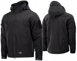 Žieminė striukė su pamušalu, M-Tac, Softshell, Juoda, 3XL