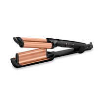 BABYLISS Hair Curler W2447E Ceramic heating system, Temperature (min) 160 °C, Temperature (max) 200 °C, Number of heating levels 3, Black/Bronze