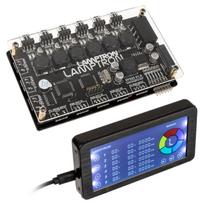 Lamptron RF625 fan and ARGB controller, juodos spalvos