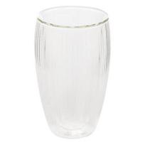 Dvigubo stiklo puodelis, skaidri, 0.350 l