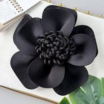 Didelė 3D gėlės sagė moterims Vestuvinė nuotakos boutonnière Gėlių papuošalas Suknelė Švarkelis Striukė Aksesuaras Rankų darbo aplikacija Nauja