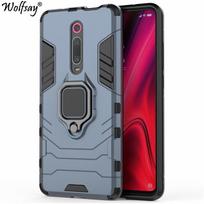 Dėklas Xiaomi Mi 9T, šarvuotas, su magnetiniu siurbimo stovu, atsparus smūgiams, pilnai dengiantis kraštus, skirtas Xiaomi Mi 9T, Xiaomi Mi9T Mi 9T Pro dėklas For Redmi K20