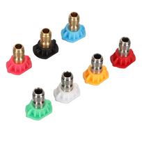 High Pressure Water Gun Nozzle 1 4 Inch 7 Colors Fan Shaped Multifunctional Pressure Washer Spray Nozzle
