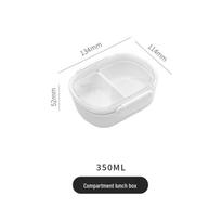 Microwavable, Insulated, Food-Grade Bento Lunch Box for Office with Dividers 350ML Divided Bento Box balta