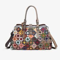 Nauja Originalios Odos Moteriška Rankinė Madinga Aukštos Klasės Mados Tote Rankinė Mozaikinė Gėlė Vienos Peties Crossbody Rankinės