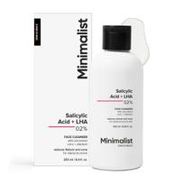 Minimalist Anti-Acne Salicylic Acid 2% Face Wash With LHA And Zinc For Oil Control, Sebum Regulation And Gentle Exfoliation – 250 ml