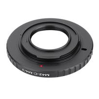M42 C Mount Kino Objektyvo Adapteris Veidrodinėms Kameroms Dvigubos Paskirties(M42 C M4 3)