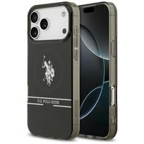 U.S. Polo Assn. US Polo DH Etui with Bottom Stripe Logo, MagSafe for iPhone 17 Pro Max, black