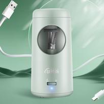 Elektrinis pieštukų drožtuvas Baterija Įkraunamas Reguliuojamas storis Automatinis sustojimas Greitas drožimas 6-8mm Spalvoti Eskizų Trikampiai Pieštukai žalia