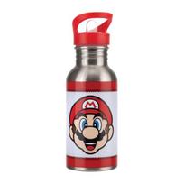 Paladone Super Mario metalinis vandens buteliukas su šiaudeliu