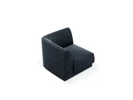 Modulinės sofos dalis - kampas, Miley, 1 sėdynė, 90x90x70, karališkoji mėlyna