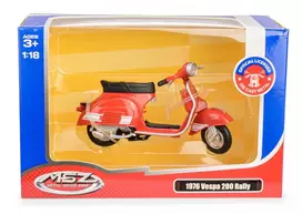 Vehicle MSZ 1:18 1976 Vespa 200 Rally red