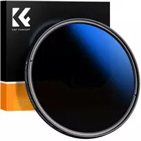 Kameros filtras - K&F Concept Nano-C HMC Fader ND2-400 52mm pilkas filtras