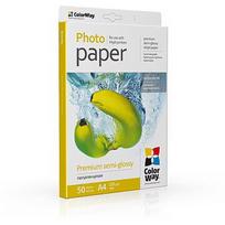 ColorWay Premium Semiglossy Photo Paper, 255g/m, A4, 50pcs. PNG255050A4