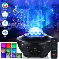 Projektorius Star Projector Galaxy Night Light projektorius su nuotolinio valdymo pulteliu ir muzikos grotuvu, valdymu balsu ir laikmačiu, žvaigždžių šviesos projektorius kūdikių vaikų lovai suaugusiems
