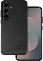 Dėklas Tel Protect Carbon Elite skirtas Samsung Galaxy S25 FE juodos spalvos