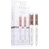 Luvia Cosmetics Silk Brush Duo Elegance šepetėlių rinkinys akių šešėliams
